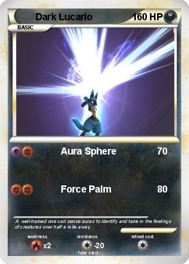 Pokemon Dark Lucario