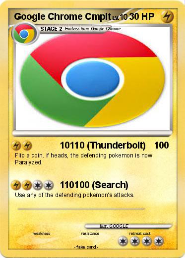 Pokemon Google Chrome Cmplt