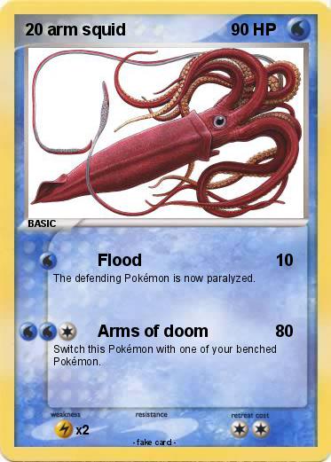 Pokemon 20 arm squid