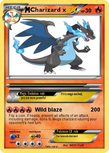 Pokemon Charizard x