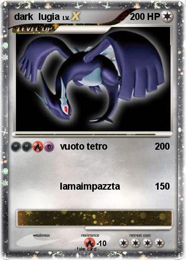 Pokemon dark  lugia