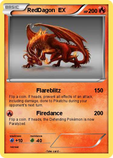 Pokemon RedDagon  EX