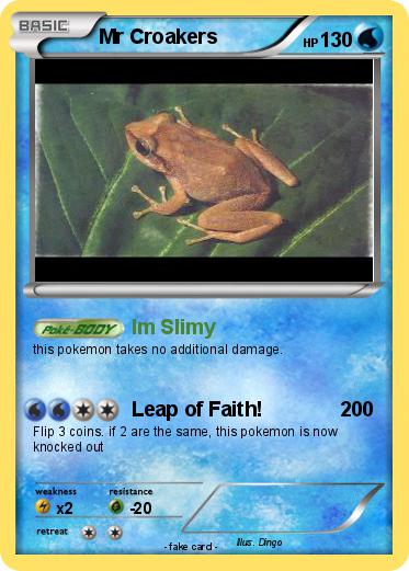 Pokemon Mr Croakers