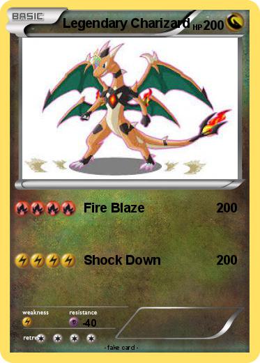 Pokemon Legendary Charizard