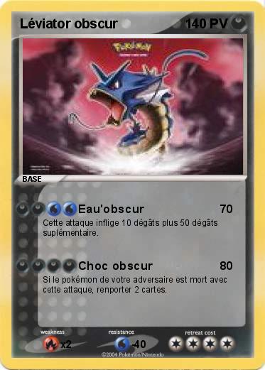 Pokemon Léviator obscur