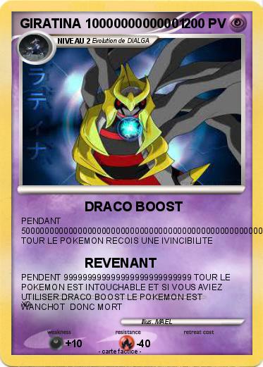 Pokemon GIRATINA 10000000000001