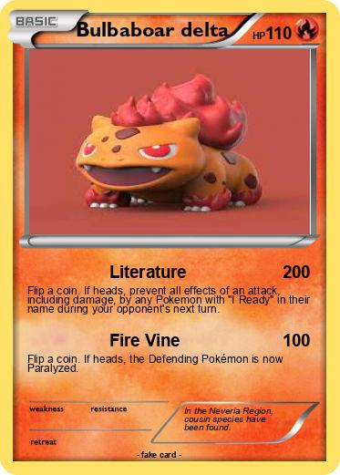 Pokemon Bulbaboar delta