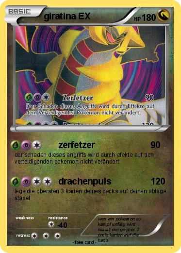 Pokemon giratina EX