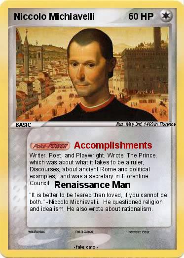 Pokemon Niccolo Michiavelli