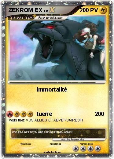 Pokemon ZEKROM EX