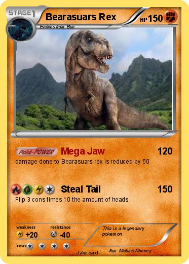 Pokemon Bearasuars Rex