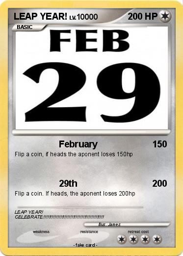 Pokemon LEAP YEAR!