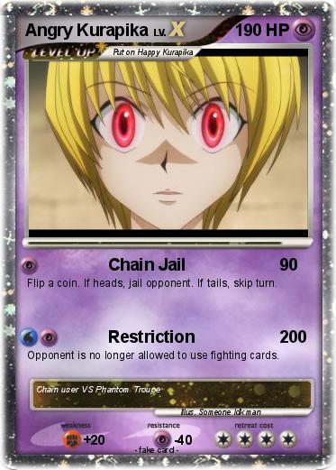 Pokemon Angry Kurapika
