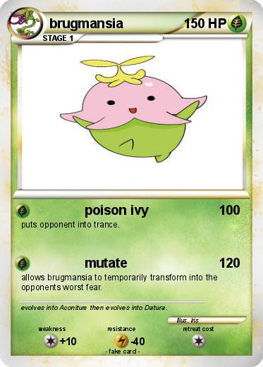 Pokemon brugmansia