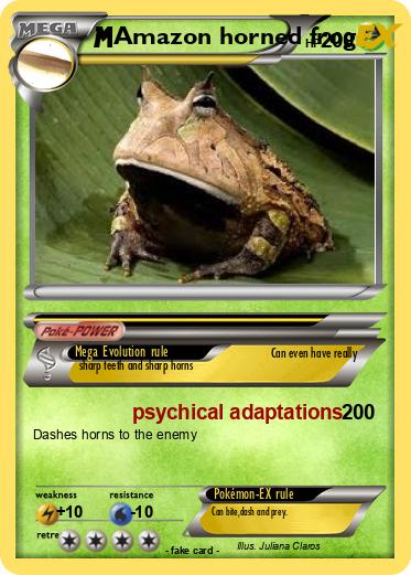 Pokemon Amazon horned frog