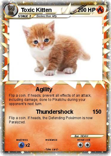Pokemon Toxic Kitten