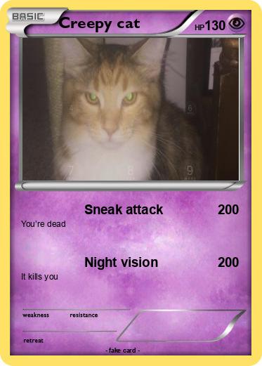 Pokemon Creepy cat