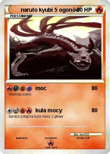 Pokemon naruto kyubi 5 ogonów
