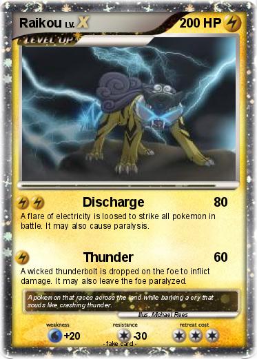 Pokemon Raikou