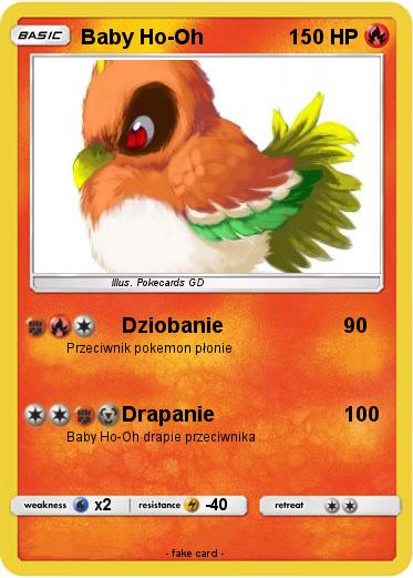 Pokemon Baby Ho-Oh