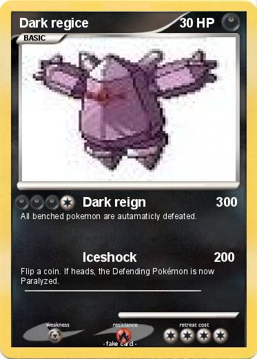 Pokemon Dark regice