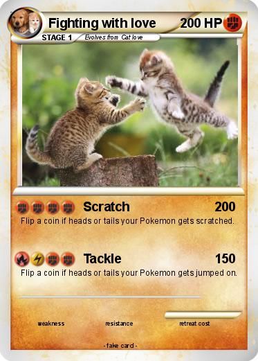 Pokemon Fighting with love
