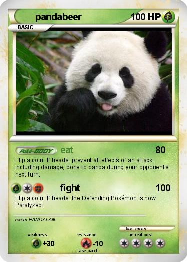 Pokemon pandabeer