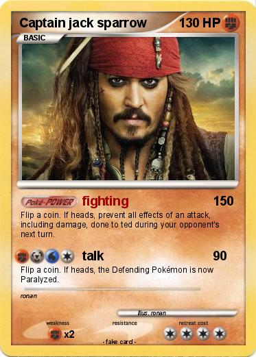 Pokemon Captain jack sparrow