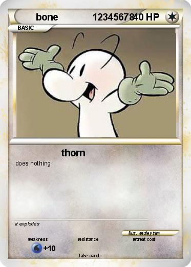 Pokemon bone             12345678