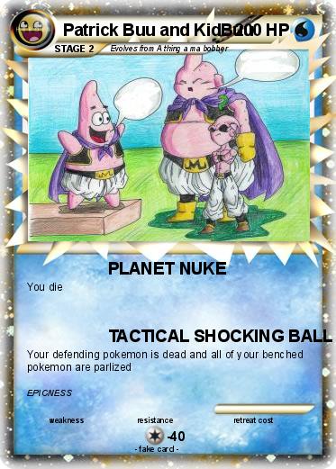 Pokemon Patrick Buu and KidBuu