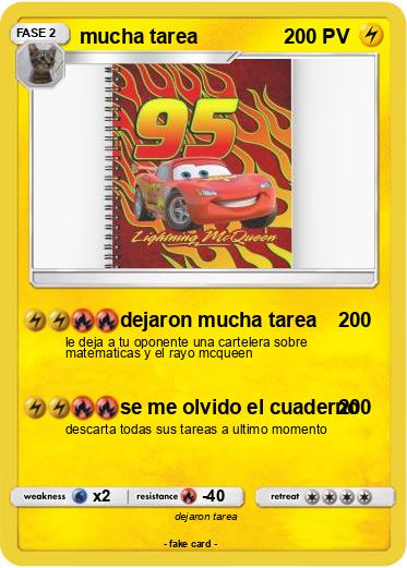Pokemon mucha tarea