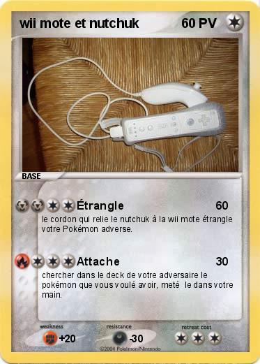 Pokemon wii mote et nutchuk