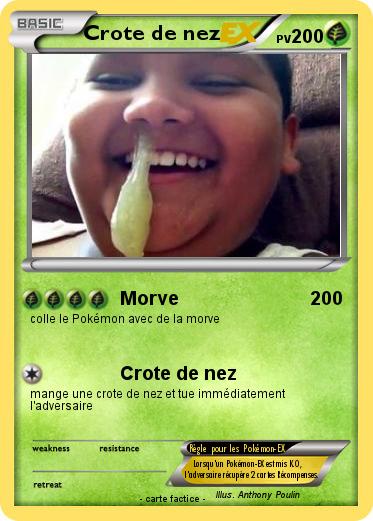 Pokemon Crote de nez