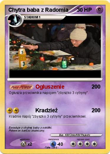Pokemon Chytra baba z Radomia