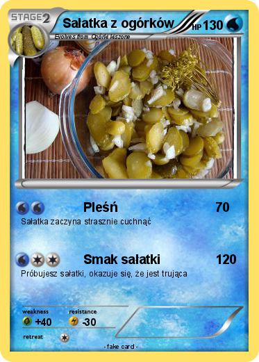 Pokemon Sałatka z ogórków