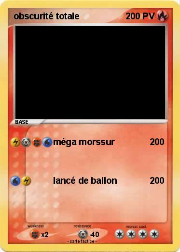 Pokemon obscurité totale
