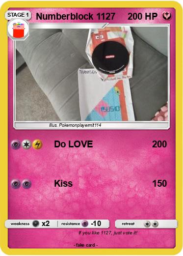 Pokemon Numberblock 1127
