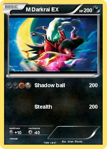 Pokemon M Darkrai EX