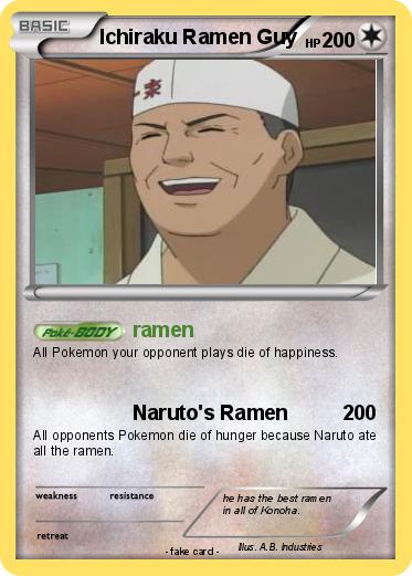 Pokemon Ichiraku Ramen Guy