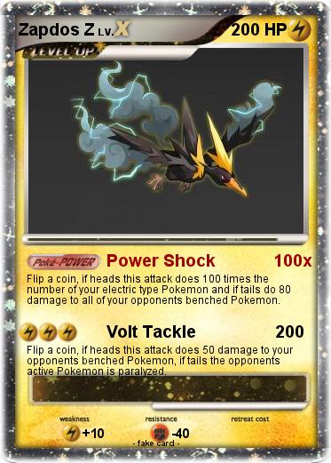 Pokemon Zapdos Z