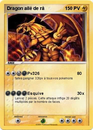 Pokemon Dragon ailé de rà