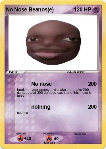 Pokemon No Nose Beanos(e)