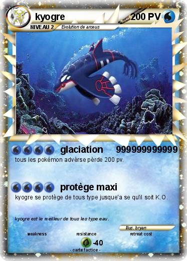Pokemon kyogre