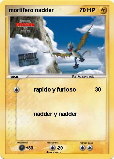 Pokemon mortifero nadder