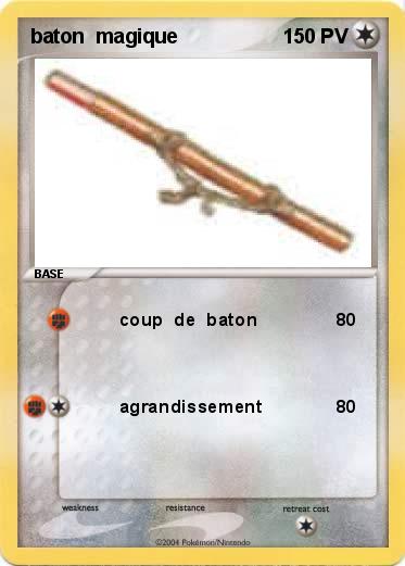 Pokemon baton  magique
