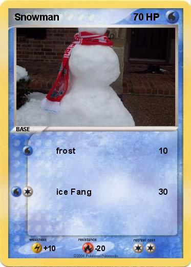 Pokemon Snowman