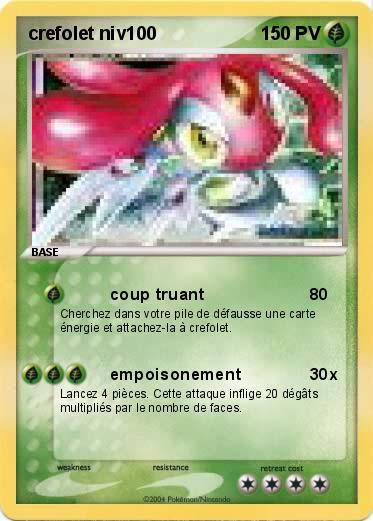 Pokemon crefolet niv100