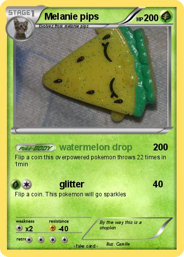 Pokemon Melanie pips