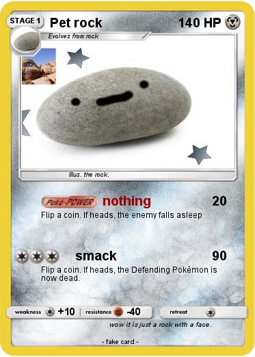 Pokemon Pet rock