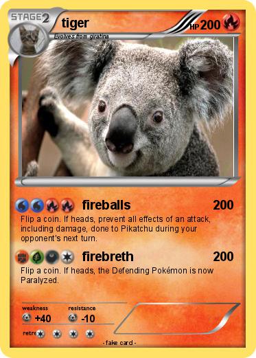 Pokemon tiger